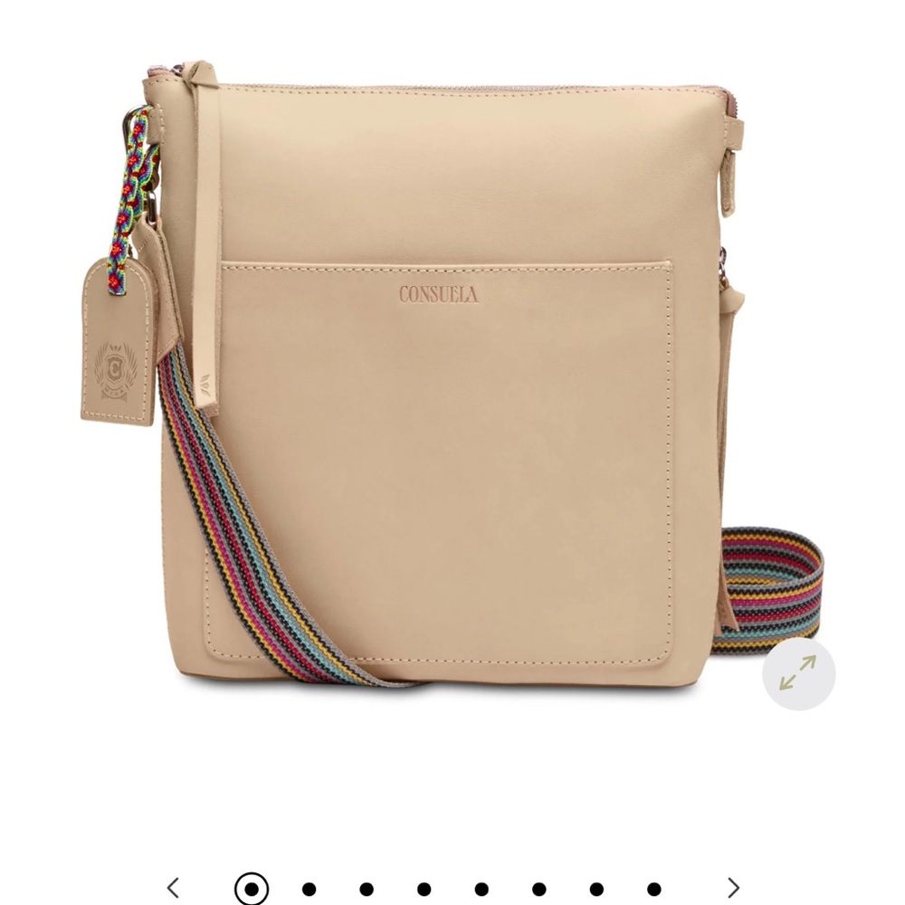 Consuela Tour crossbody in Diego natural leather NEW IN BAG NEVER TOUCHED